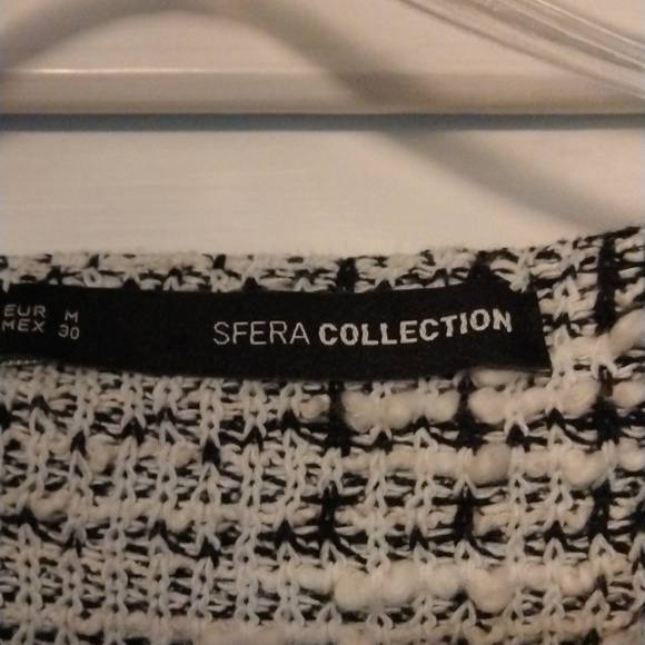 Sfera collection black and white dress size medium - Picture 4 of 4